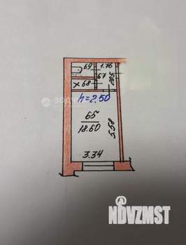 Студия квартира, вторичка, 25м2, 8/9 этаж