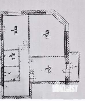 2-к квартира, вторичка, 52м2, 9/23 этаж