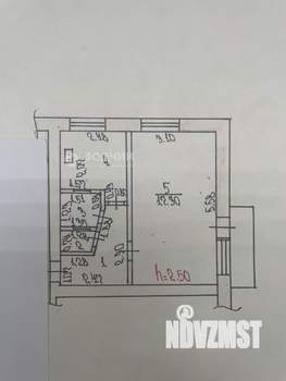 1-к квартира, вторичка, 33м2, 3/5 этаж
