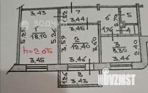 2-к квартира, вторичка, 52м2, 5/10 этаж