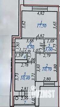 2-к квартира, вторичка, 52м2, 4/10 этаж