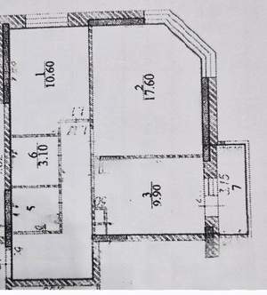 2-к квартира, вторичка, 55м2, 9/23 этаж