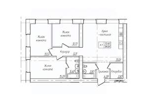 4-к квартира, вторичка, 95м2, 3/10 этаж