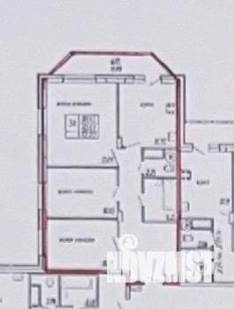 3-к квартира, вторичка, 72м2, 3/16 этаж