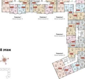 2-к квартира, строящийся дом, 55м2, 8/9 этаж