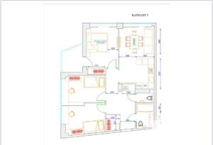 3-к квартира, вторичка, 84м2, 3/20 этаж