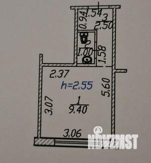 Студия квартира, вторичка, 13м2, 1/10 этаж