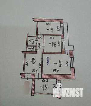 3-к квартира, вторичка, 69м2, 10/12 этаж