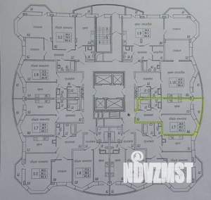 1-к квартира, вторичка, 42м2, 9/18 этаж
