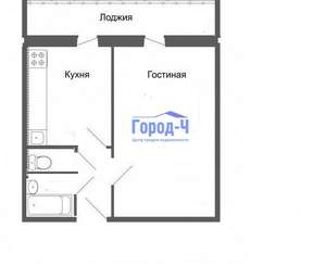 1-к квартира, вторичка, 38м2, 2/5 этаж