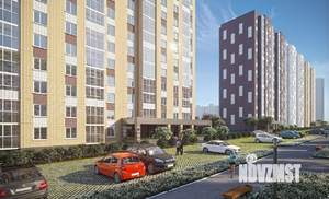 1-к квартира, строящийся дом, 54м2, 10/16 этаж