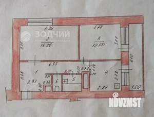 2-к квартира, вторичка, 59м2, 3/14 этаж