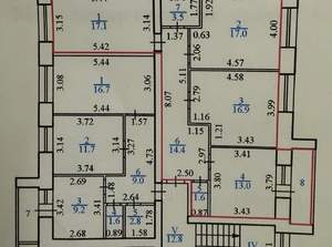 3-к квартира, вторичка, 84м2, 8/10 этаж
