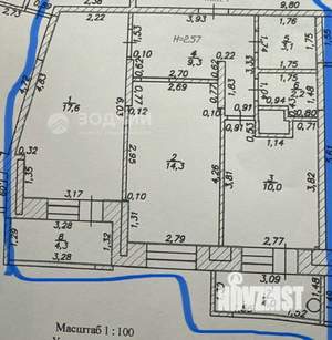 2-к квартира, вторичка, 63м2, 9/16 этаж