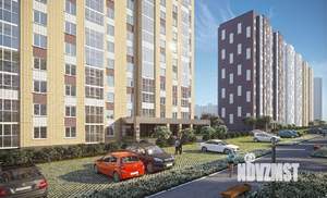 2-к квартира, строящийся дом, 64м2, 13/16 этаж