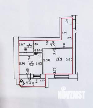 1-к квартира, вторичка, 37м2, 2/9 этаж