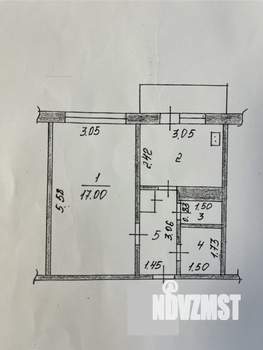 1-к квартира, вторичка, 33м2, 8/9 этаж