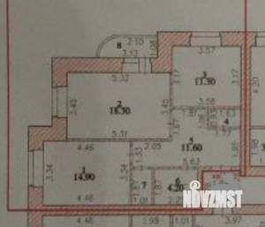 2-к квартира, вторичка, 66м2, 2/16 этаж
