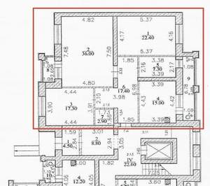 4-к квартира, вторичка, 118м2, 1/7 этаж