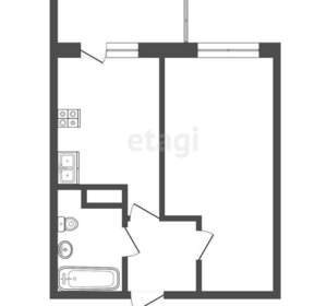 1-к квартира, вторичка, 34м2, 9/16 этаж