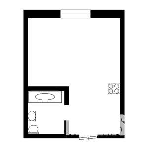 1-к квартира, вторичка, 35м2, 1/5 этаж