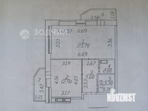 1-к квартира, вторичка, 55м2, 7/16 этаж