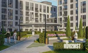 1-к квартира, строящийся дом, 54м2, 2/16 этаж
