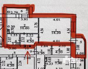 1-к квартира, вторичка, 42м2, 2/10 этаж