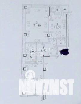 2-к квартира, вторичка, 59м2, 6/9 этаж