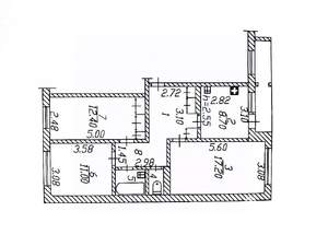 3-к квартира, вторичка, 73м2, 2/5 этаж