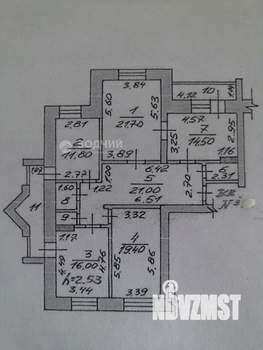 4-к квартира, вторичка, 111м2, 6/10 этаж