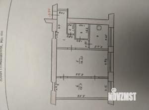 2-к квартира, вторичка, 44м2, 1/5 этаж
