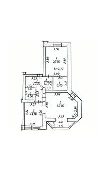 2-к квартира, вторичка, 89м2, 3/5 этаж