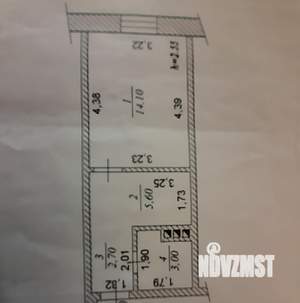 Студия квартира, вторичка, 25м2, 5/5 этаж