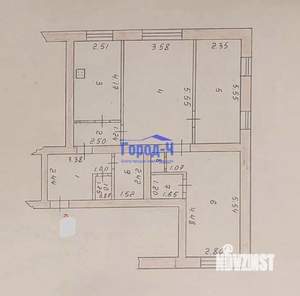 3-к квартира, вторичка, 77м2, 2/5 этаж