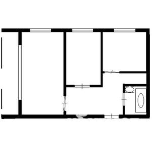 2-к квартира, вторичка, 52м2, 8/9 этаж