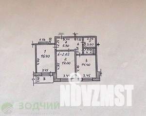 2-к квартира, вторичка, 67м2, 8/9 этаж