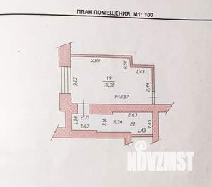 1-к квартира, вторичка, 22м2, 2/9 этаж