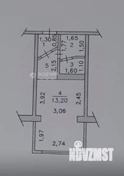 Студия квартира, вторичка, 22м2, 1/5 этаж