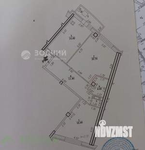 2-к квартира, вторичка, 72м2, 6/9 этаж