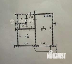 1-к квартира, вторичка, 33м2, 5/5 этаж