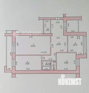 3-к квартира, вторичка, 95м2, 3/14 этаж