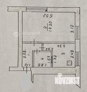 1-к квартира, вторичка, 31м2, 1/5 этаж