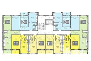 1-к квартира, сданный дом, 43м2, 7/10 этаж