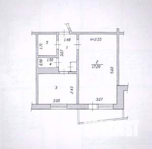1-к квартира, вторичка, 33м2, 2/9 этаж