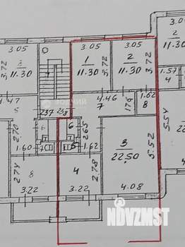 3-к квартира, вторичка, 73м2, 4/6 этаж