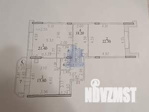 2-к квартира, вторичка, 82м2, 5/10 этаж