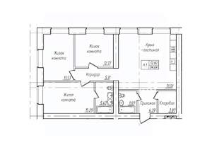 4-к квартира, вторичка, 95м2, 2/10 этаж