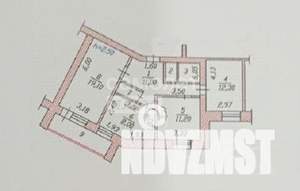 3-к квартира, вторичка, 67м2, 7/9 этаж