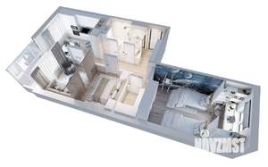 2-к квартира, строящийся дом, 65м2, 14/16 этаж